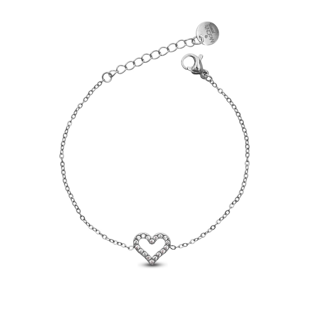 Bracciale Cuori Zirconi - immagine 3