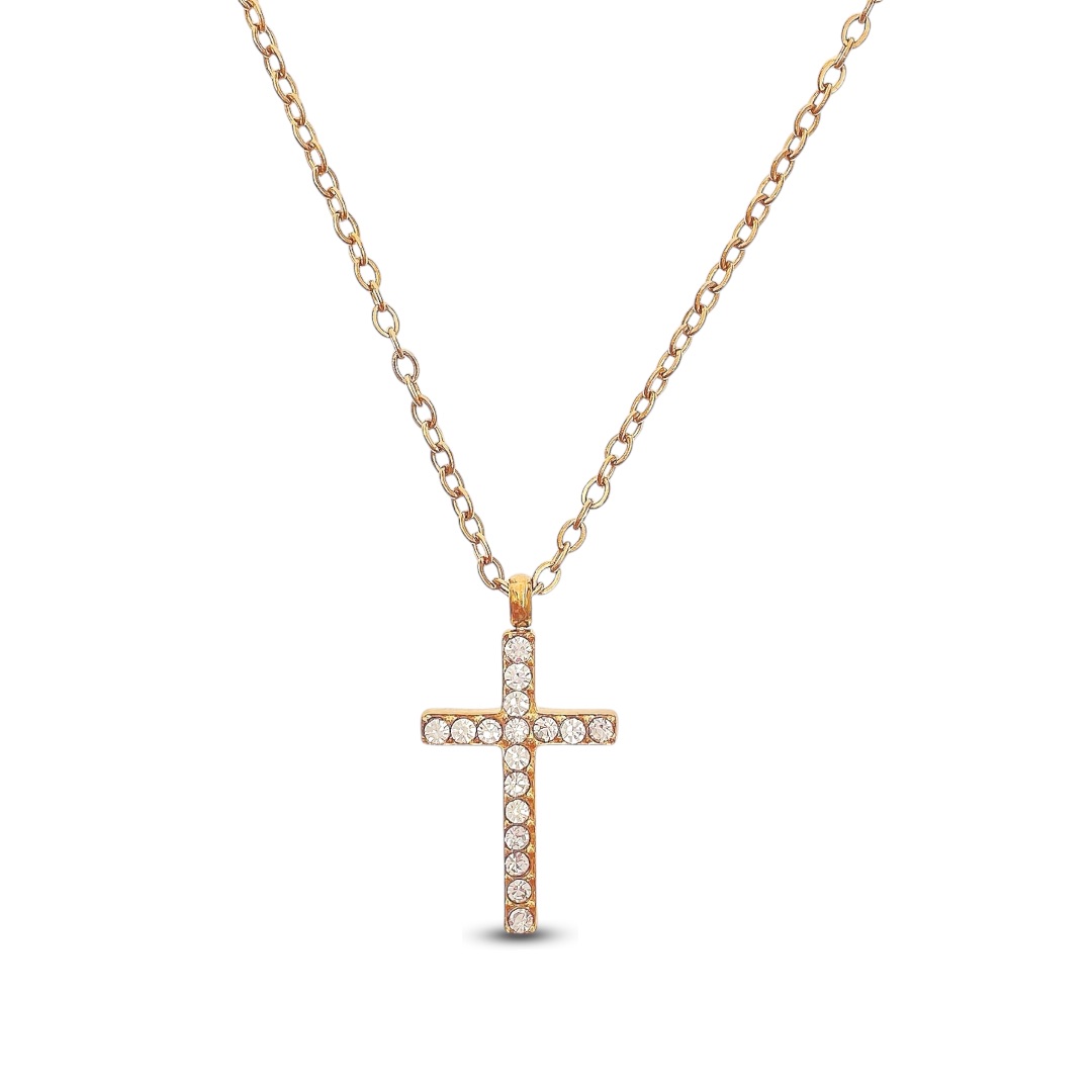 Collana Croce Zirconi - immagine 2