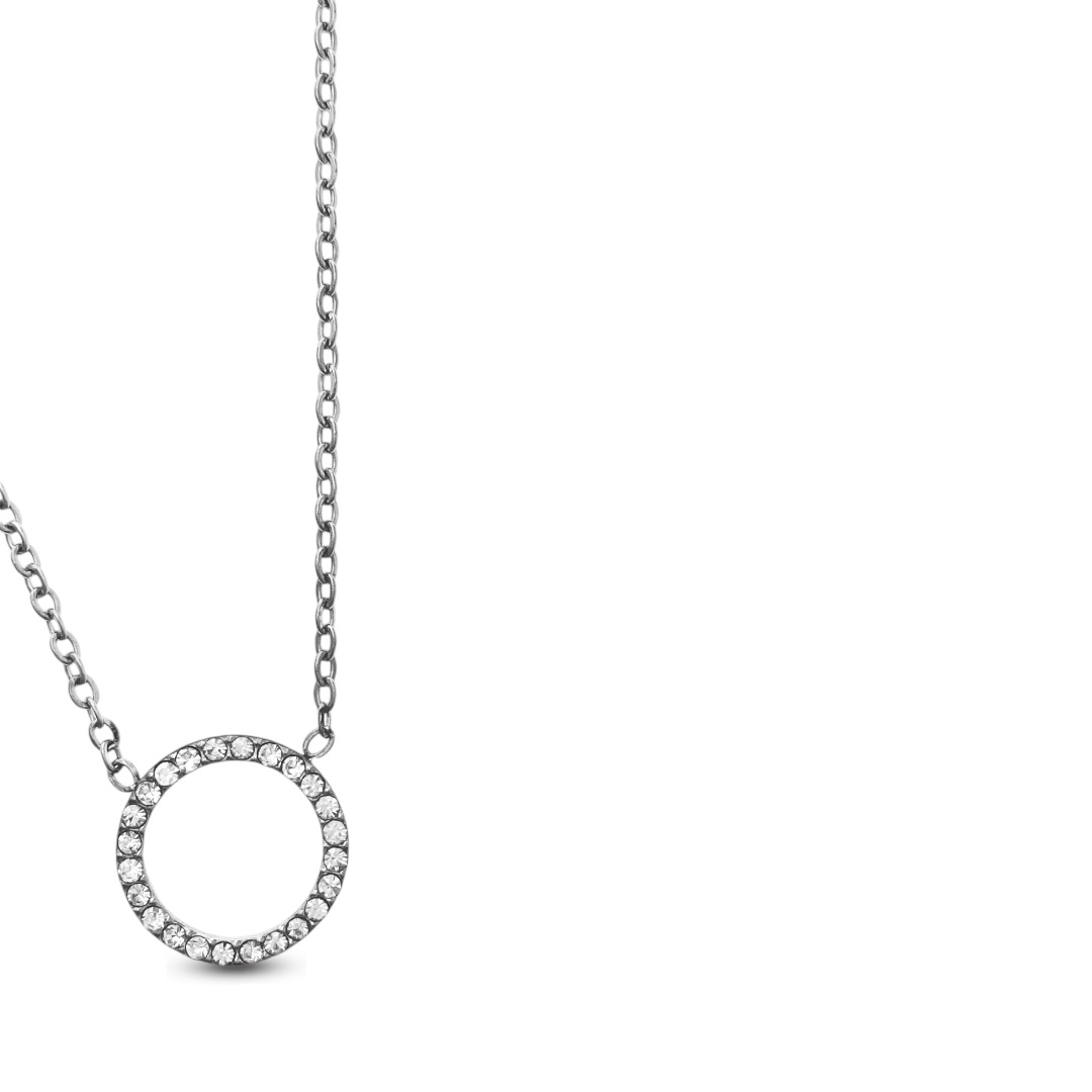 Collana Cerchio Zirconi - immagine 5