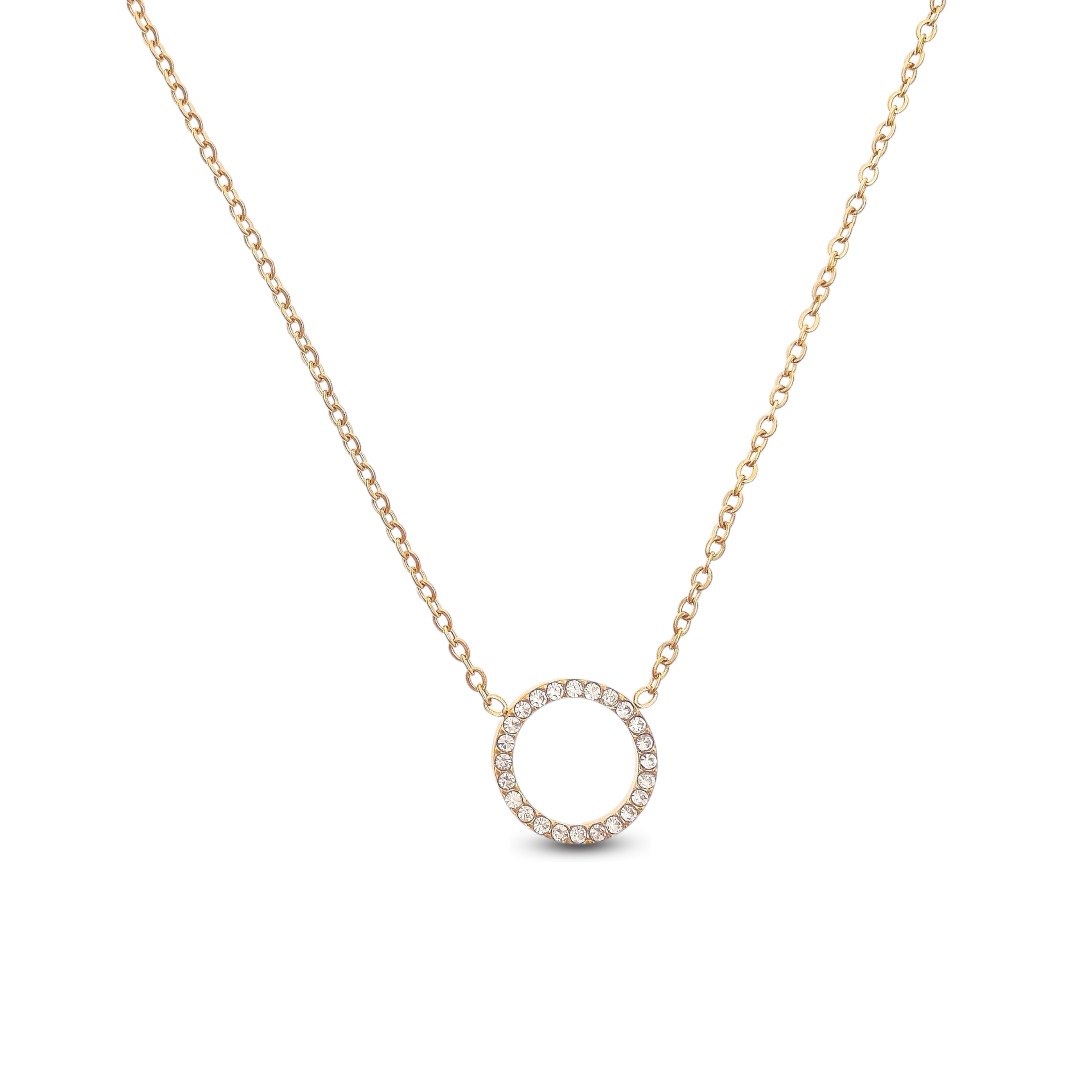 Collana Cerchio Zirconi - immagine 2